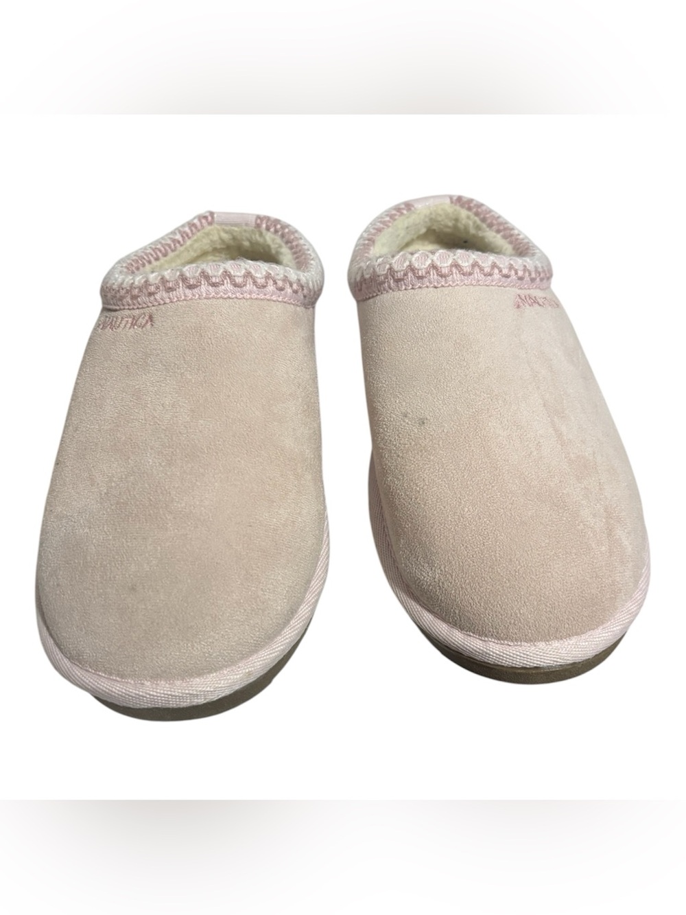 Nautica Kids Slip-On Slippers in Pale Pink